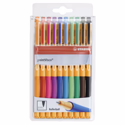 STABILO pointVisco, Capped gel pen, Multicolour, Multicolour, Fine, Round, Medium
