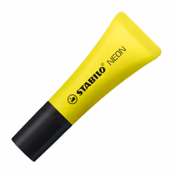 STABILO NEON, 1 pc(s), Yellow, Chisel tip, Black, Yellow, Tube, 2 mm