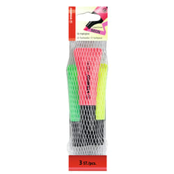 STABILO NEON marker 3 pc(s) Chisel tip Multicolour
