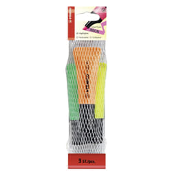STABILO NEON marker 3 pc(s) Chisel tip Green, Orange, Yellow