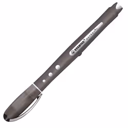 STABILO worker+ colorful, Stick pen, Black, Black, 0.5 mm, Ambidextrous, 10 mm