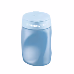 STABILO EASYsharpener, Manual pencil sharpener, Blue, Plastic, Steel, Right-handed, CE