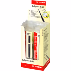 STABILO 2/046-02, Black, Medium, Black, 0.5 mm, Ballpoint pen, STABILO pointball STABILO SMARTball STABILO EASYball