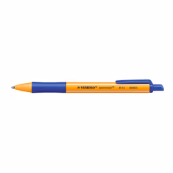 STABILO pointball Black, Blue, Green, Red Clip-on retractable ballpoint pen 4 pc(s)