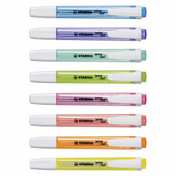 STABILO swing cool Pastel marker 8 pc(s) Chisel tip Blue, Green, Orange, Pink, Red, Violet, Yellow