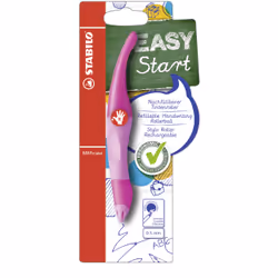 STABILO EASYoriginal, Stick pen, Pink, Blue, 0.5 mm, Medium, Right-handed