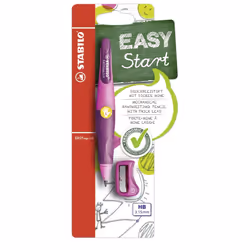 STABILO EASYergo 3.15, Pink, Black, HB, 3.15 mm, Round, 16 mm