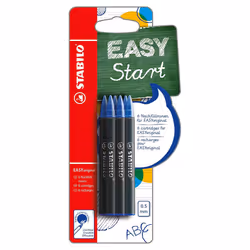 Stabilo EASYoriginal Refills Blue (Pack 6) - B-47374-10