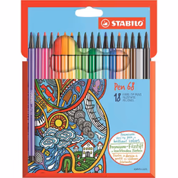 STABILO 4006381483858, Multicolour, Child, Boy/Girl, 12 mm, 155 mm, 205 mm