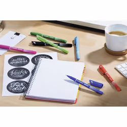 STABILO 189/4-01 fineliner Blue, Green, Pink, Violet 4 pc(s)