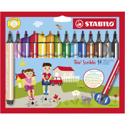 STABILO Trio Scribbi felt pen Multicolour 14 pc(s)