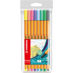 STABILO point 88 fineliner Medium Multicolour 8 pc(s)