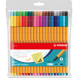 STABILO Fineliner point 88 Pack with 40 individual colors