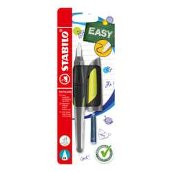 STABILO EASYbuddy fountain pen Cartridge filling system Black, Lime 1 pc(s)