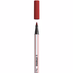 STABILO Pen 68 brush, 1 colours, Purple, Brush tip, Fibre, Purple, White, Hexagonal