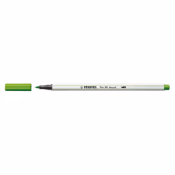 STABILO Pen 68 brush, Medium, 1 colours, Light Green, Brush tip, Fibre, Green, White