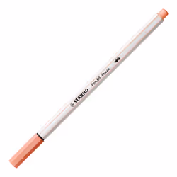 STABILO Pen 68 brush, 1 colours, Beige, Brush tip, Fibre, Beige, White, Hexagonal