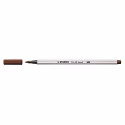 STABILO Pen 68 brush, Medium, 1 colours, Brown, Brush tip, Fibre, Brown, White