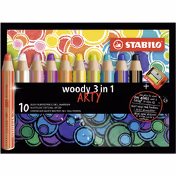 STABILO woody 3 in 1, Multicolour, 10 pc(s)
