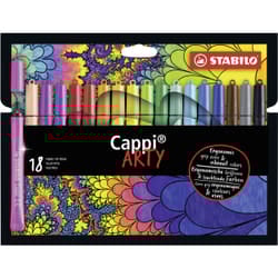 STABILO Cappi ARTY felt pen Medium Multicolour 18 pc(s)