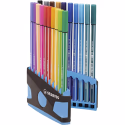STABILO Pen 68 felt pen Medium Multicolour 20 pc(s)