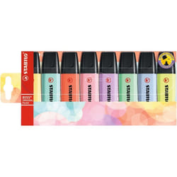 STABILO Boss Original Pastel marker 8 pc(s) Chisel tip Multicolour