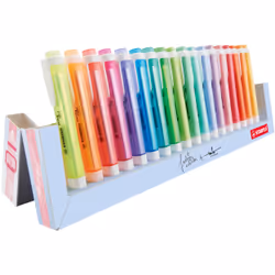 STABILO swing cool Deskset permanent marker Blue, Green, Orange, Pastel, Pink, Red, Yellow 18 pc(s)