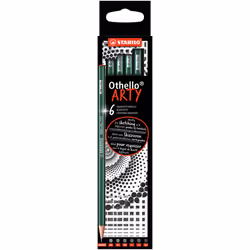 STABILO Othello ARTY, Multi, Green, Hexagonal, Art, Hobby, Office, School, 3 mm, 9 mm