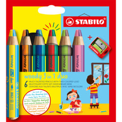STABILO woody 3 in 1 duo Multicolour 6 pc(s)