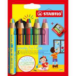 STABILO woody 3 in 1 duo Multicolour 5 pc(s)