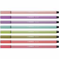 STABILO Pen 68 felt pen Assorted colours 8 pc(s)