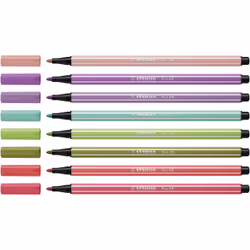 STABILO Pen 68 felt pen Assorted colours 8 pc(s)