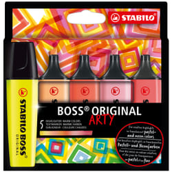 STABILO BOSS ORIGINAL marker 5 pc(s) Chisel tip Multicolour