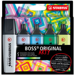 STABILO BOSS ORIGINAL marker 5 pc(s) Chisel tip Multicolour