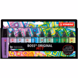 STABILO BOSS ORIGINAL, 10 pc(s), Multicolour, Chisel tip, Multicolour, 70/55, 70/155, 70/111, 70/194, 70/31, 70/113, 70/116,  ...