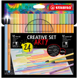 STABILO Creative Set ARTY fineliner Assorted colours 24 pc(s)