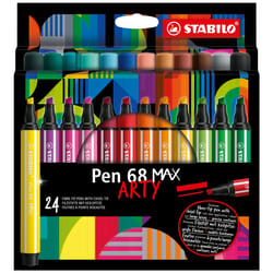 STABILO Pen 68 MAX felt pen Assorted colours 24 pc(s)