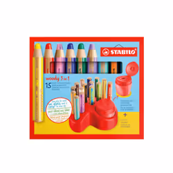 STABILO Woody 3 in 1 Multicolour 15 pc(s)