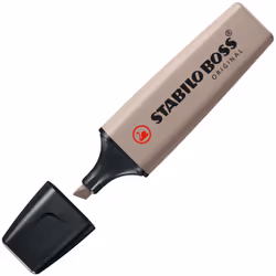 STABILO BOSS ORIGINAL NatureColors marker 4 pc(s) Chisel tip Beige, Black, Green, Light grey - Additional view 4