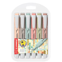 STABILO swing cool NatureCOLORS marker 6 pc(s) Chisel tip Multicolour
