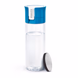 Brita Fill&Go Bottle Filtr Blue Water filtration bottle 0.6 L Blue, Transparent
