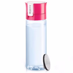 Brita Vital, 600 ml, Daily usage, Pink, Transparent, Man/Woman, Flip lid, Monochromatic