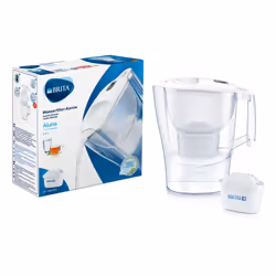 Brita Aluna Cool, Pitcher water filter, 2.4 L, Transparent, White