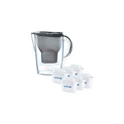 BRITA Marella Cool Water Jug & 6 MAXTRA+ Filters - Grey