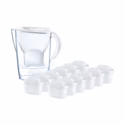 Brita 1026229, Pitcher water filter, 2.4 L, Transparent, White