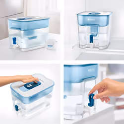 Brita 1027666 water filter Pitcher water filter 8.2 L Blue, Transparent, White