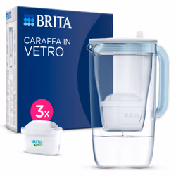 Brita 1050453, Pitcher water filter, 1.5 L, Light Blue, Transparent