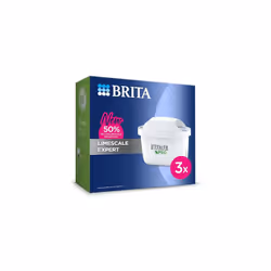 MAXTRA PRO Limescale Expert Water Filter Cartridge 3 Pack - Original BRITA refill for ultimate appliance protection,
