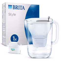 Brita 1051449, Pitcher water filter, 2.4 L, Transparent, White