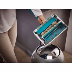 Leifheit Carpet Sweeper Floor Cleaning Tool Regulus Turquoise and White 11700